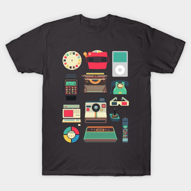 Retro Technology 2.0 T-Shirt by rtcifra